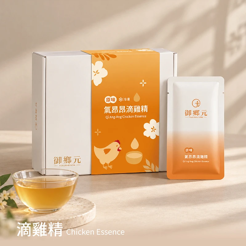 溫暖滋養的雞湯料理，象徵御香園滴雞精品牌精神