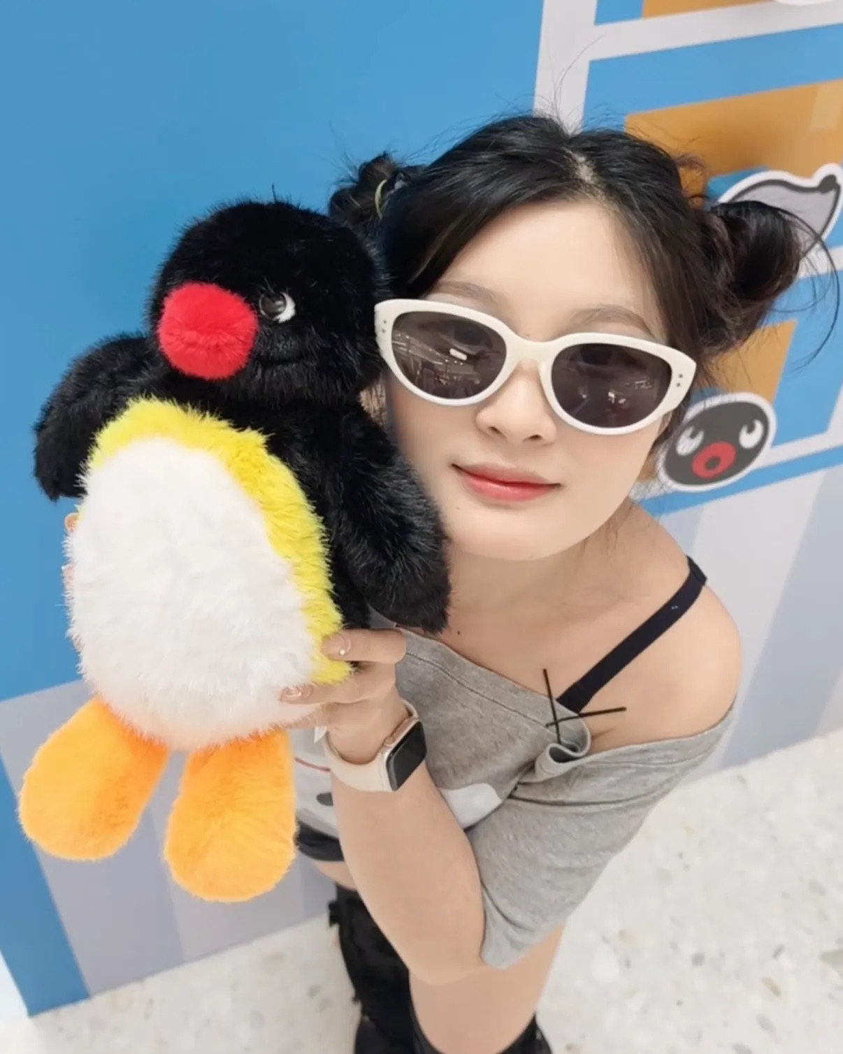 PINGU 企鵝家族 炸毛 毛絨 娃娃 公仔