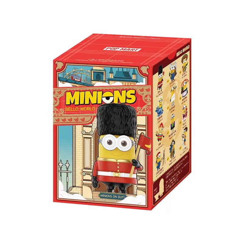小小兵× POP MART —「小黃人 Minions Bello World 世界旅行系列」手辦盲盒