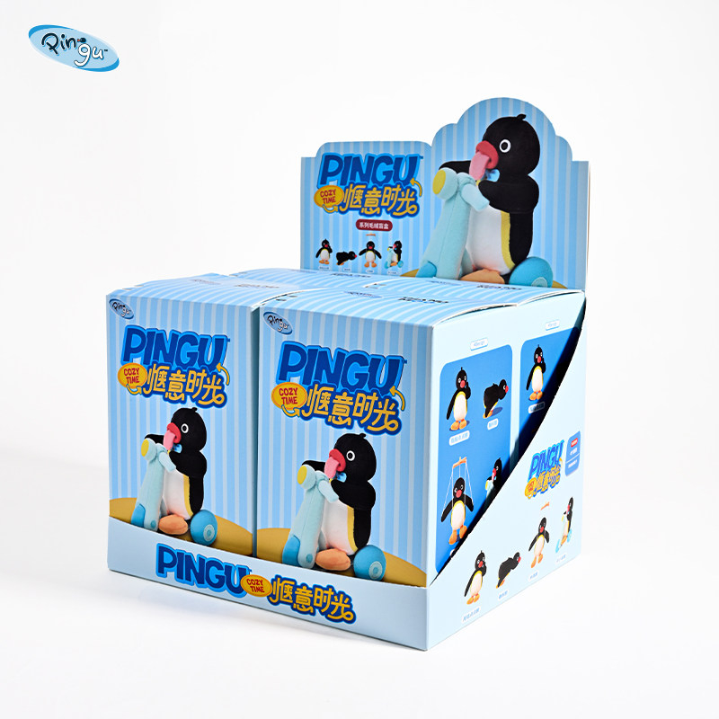 PINGU 企鵝 愜意時光 毛絨掛件 系列盲盒 另一角度