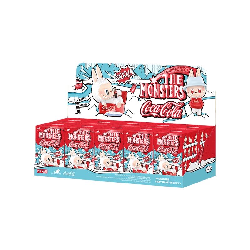 POPMART泡泡瑪特 THE MONSTERS x 可口可樂系列LABUBU盲盒手辦禮物 另一角度
