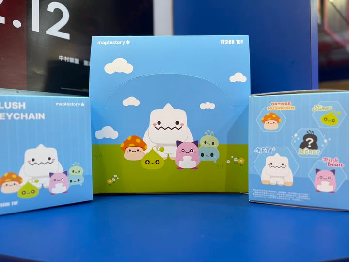 MapleStory 楓之谷 × VISION TOY —「明星萌毛吊飾盲盒」 另一角度