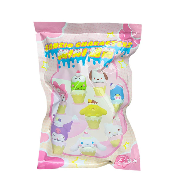 TOP TOY 三麗鷗 Sanrio Characters 迷你甜筒系列毛絨捏捏樂玩具盲盒