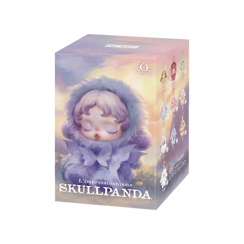 POPMART泡泡瑪特 SKULLPANDA 光織園系列毛絨搪膠公仔掛件盲盒禮物 另一角度