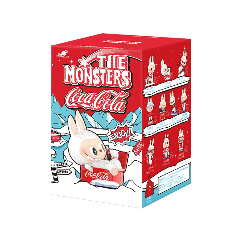 POPMART泡泡瑪特 THE MONSTERS x 可口可樂系列LABUBU盲盒手辦禮物