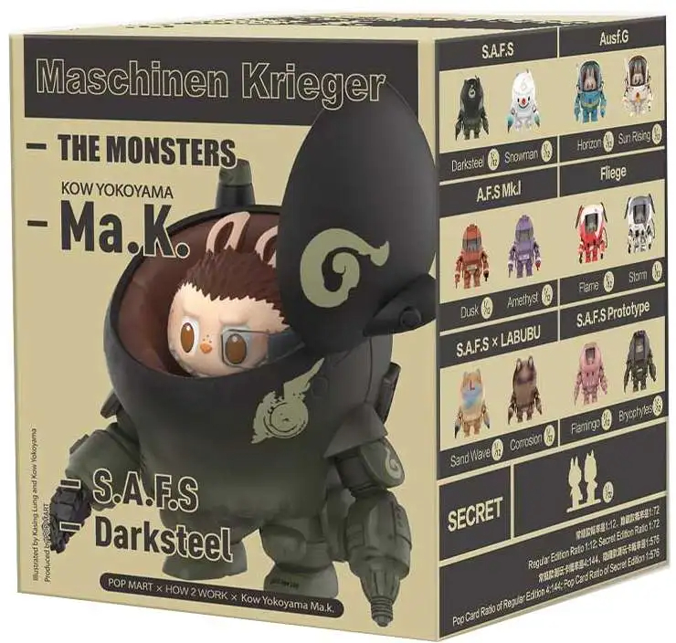 POPMART泡泡瑪特 THE MONSTERS x HOW 2 WORK x Kow Yokoyama 横山宏 Ma.k.系列LABUBU手辦盲盒 另一角度