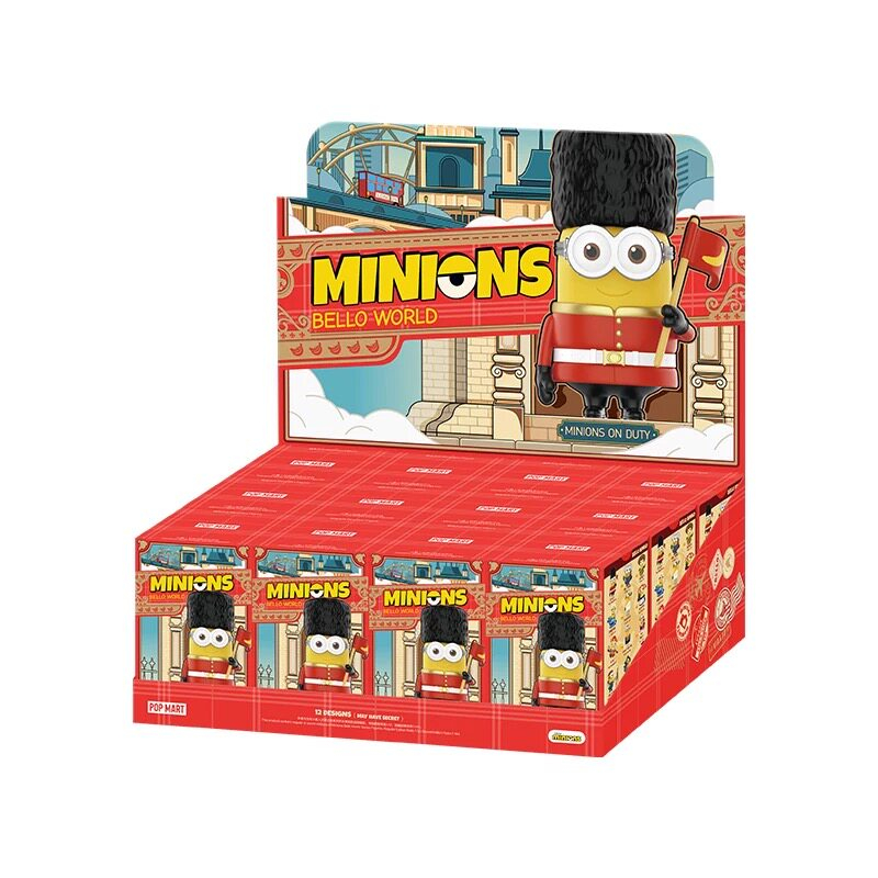 小小兵× POP MART —「小黃人 Minions Bello World 世界旅行系列」手辦盲盒 另一角度
