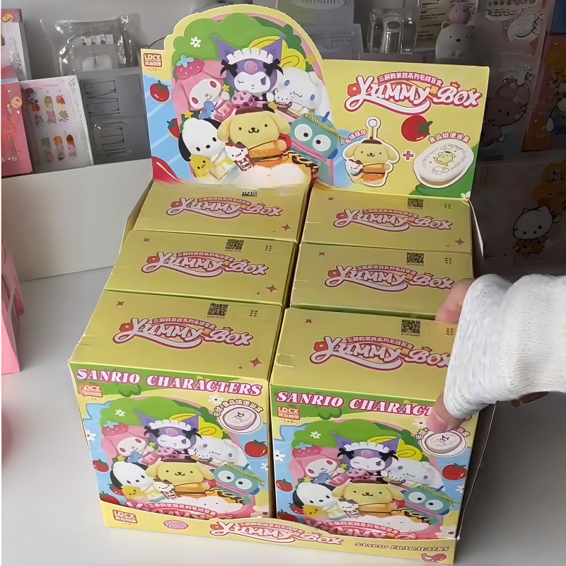 Sanrio × 便當盒「Yummy Box 三麗鷗家族系列便當盒毛絨盲盒」