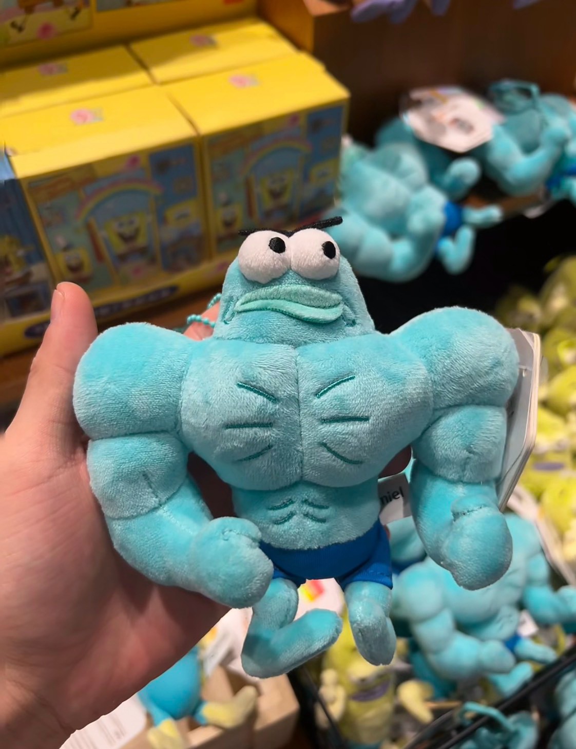 🏋️ 猛男肌肉路人魚掛件 