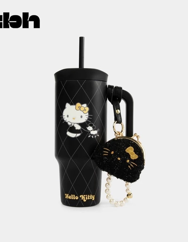HELLO KITTY x TBH 豹紋系列 不鏽鋼保溫杯