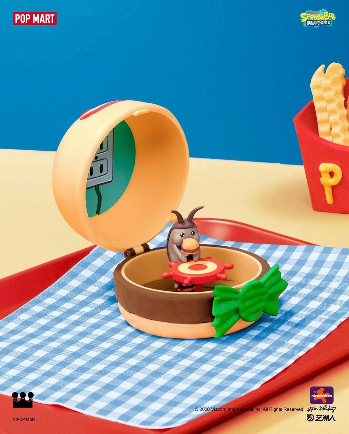 POPMART 蟹黃堡美味熱銷系列盲盒