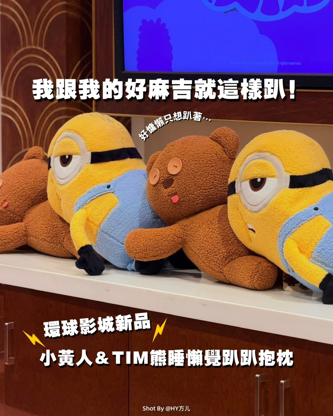 小小兵與 TIM 熊抱枕