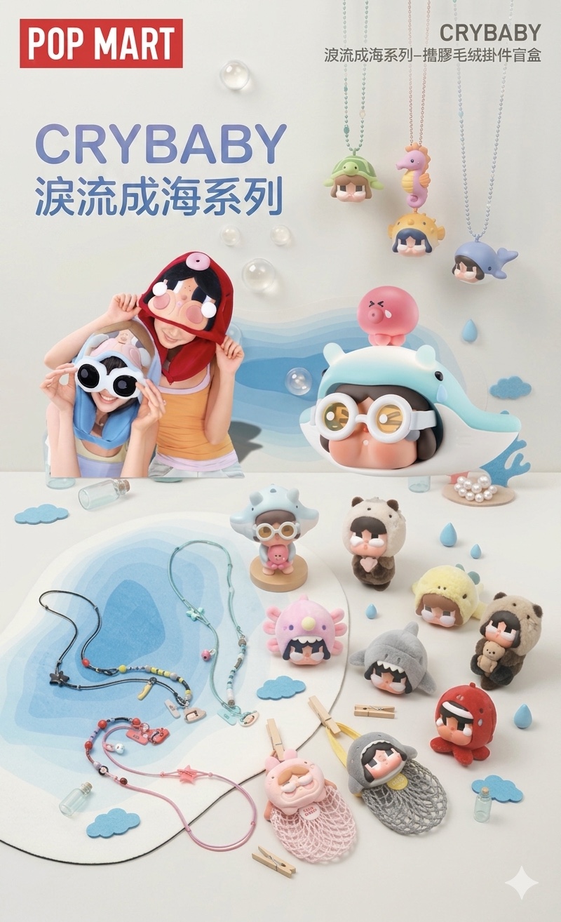 CRYBABY 淚流成海系列周邊
