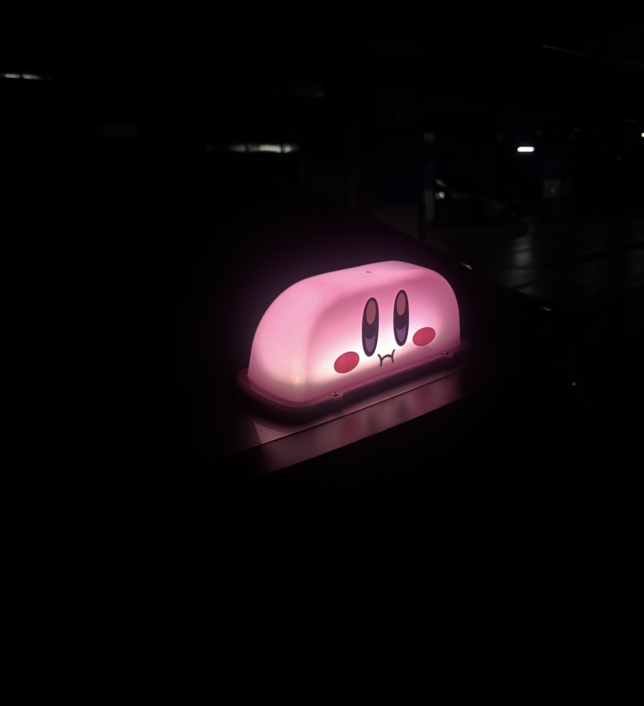 COLAMI星之卡比汽車夜燈氛圍燈
