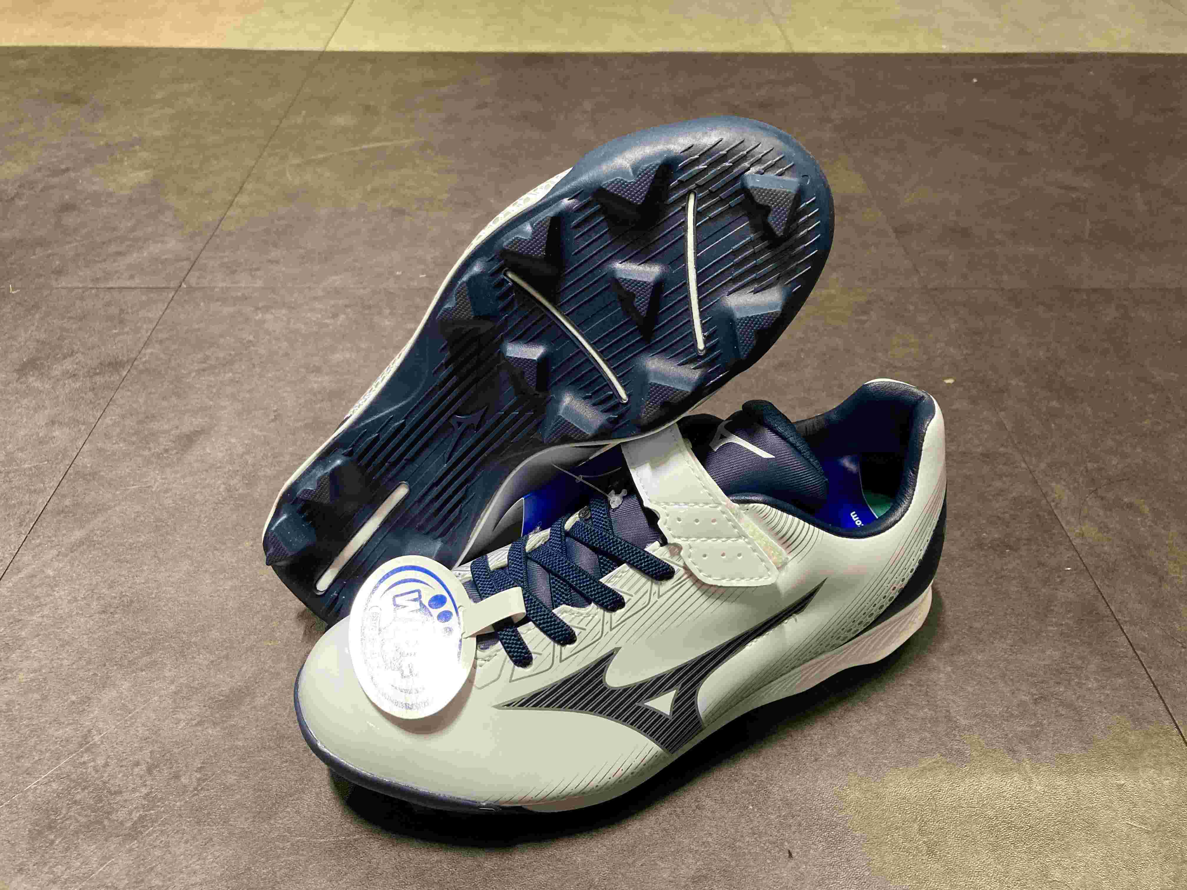Mizuno Cushion DIA 棒壘膠釘鞋 少年用 白/深藍