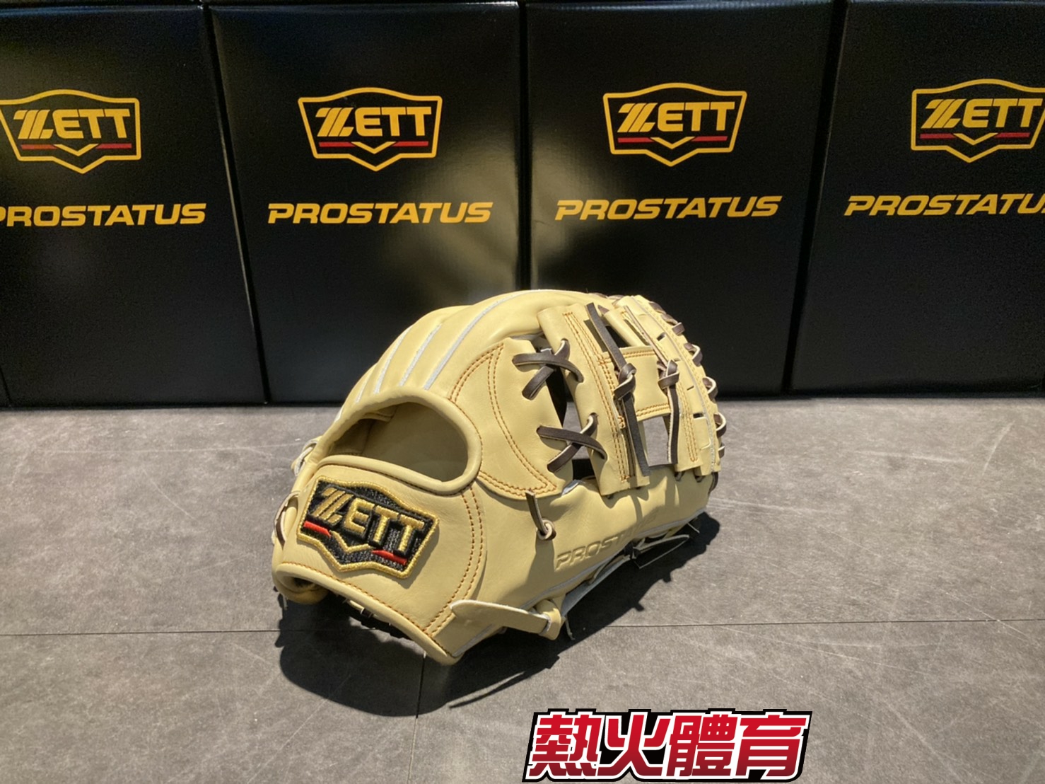 ZETT 進 Prostatus 頂級硬式 接球手套 關節工字 奶油/棕