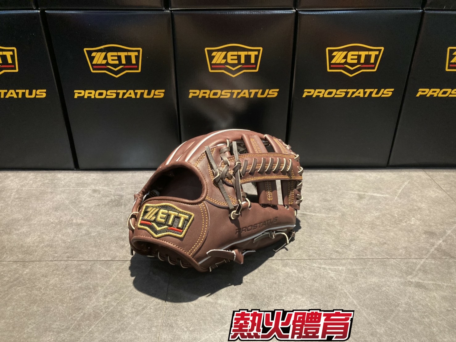 ZETT 進 Prostatus 頂級硬式 接球手套 十字II 棕