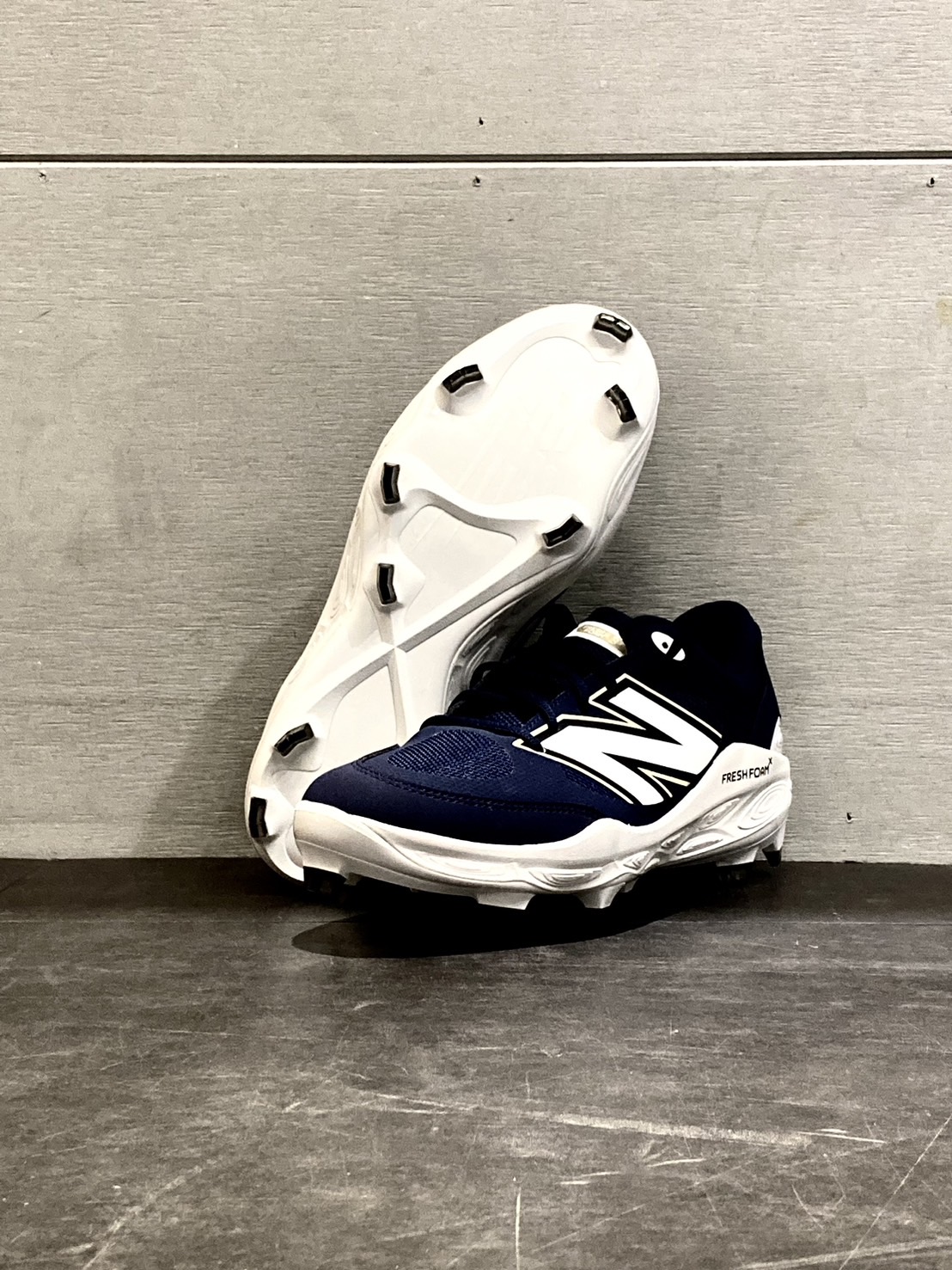 NewBalance 3000v7 棒壘膠釘鞋 深藍/白