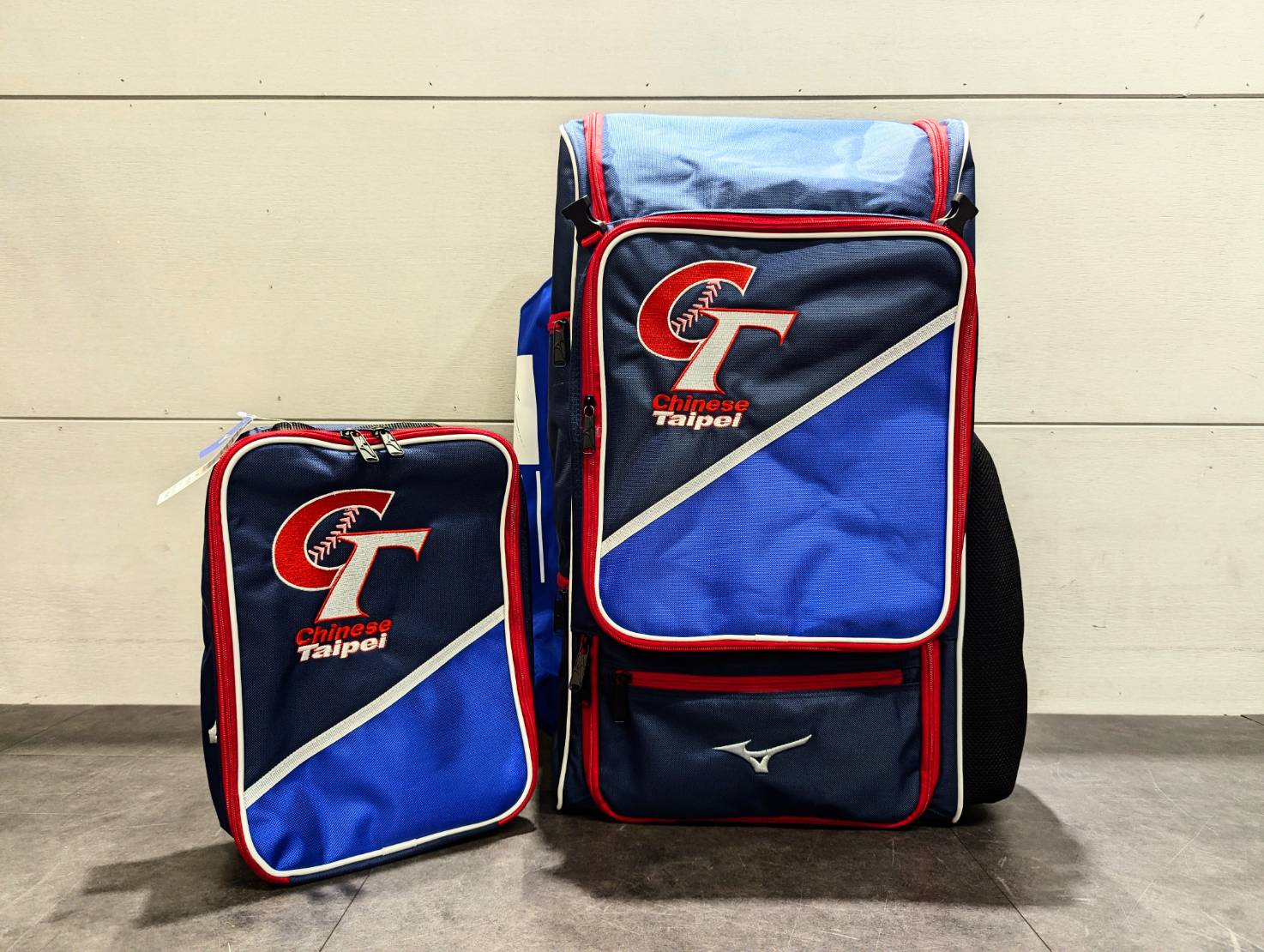 Mizuno CT應援 後背裝備袋 藍 46L