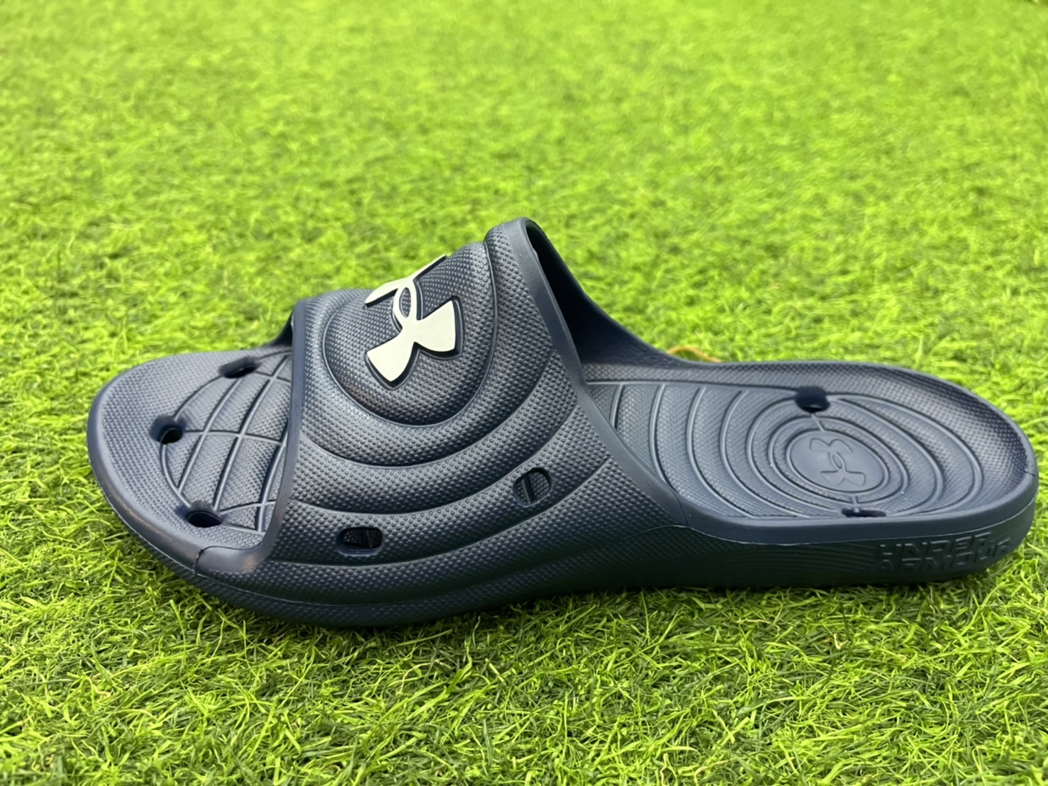 UA Locker IV 運動拖鞋 深藍