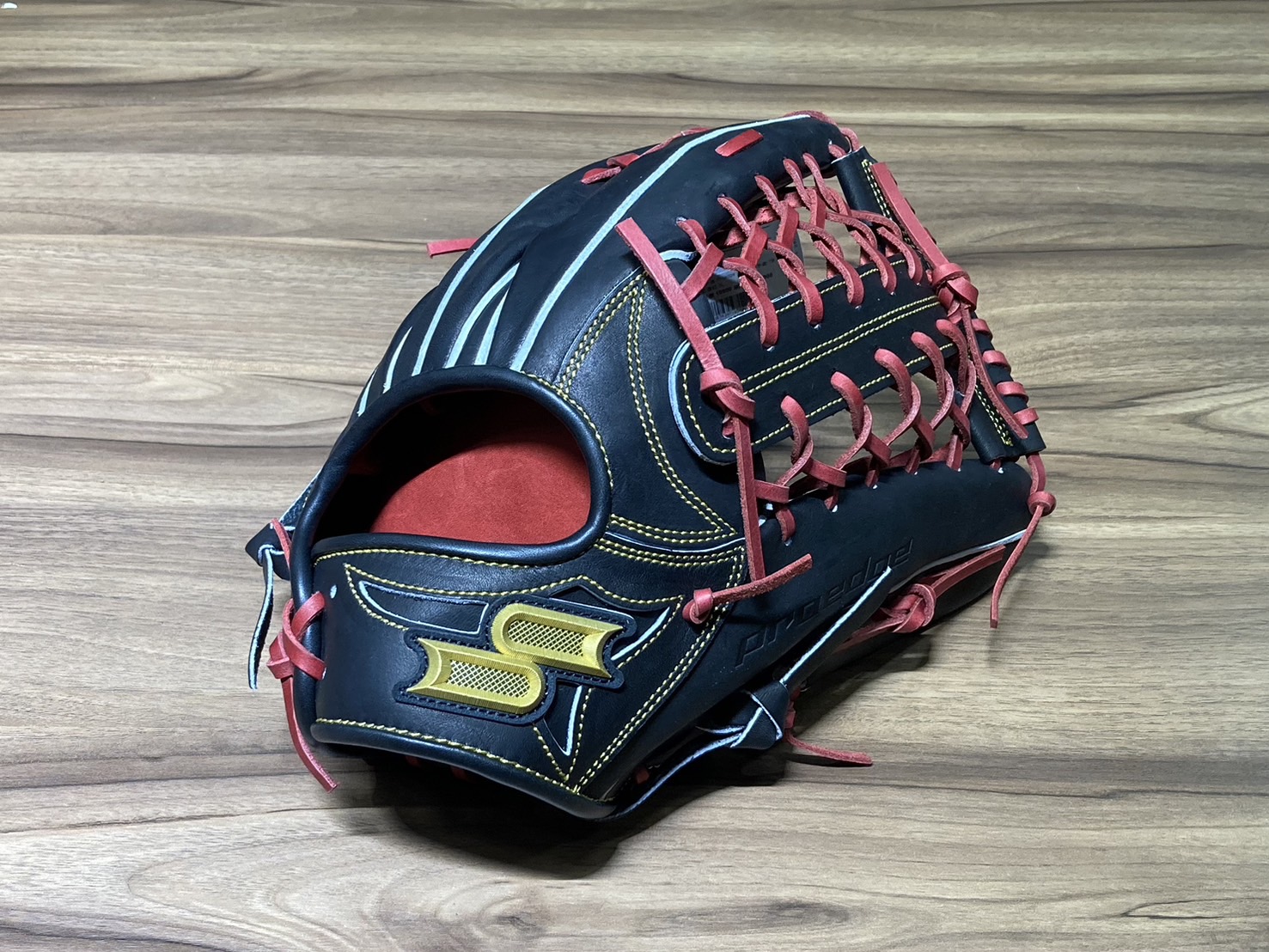 SSK 進 Proedge 24F 接球手套 T網 黑/酒紅 8L