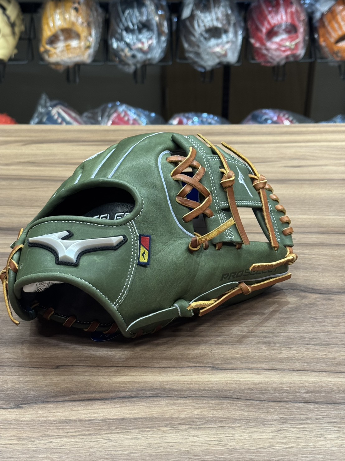 Mizuno Pro Select 接球手套 工字 綠 11.5"