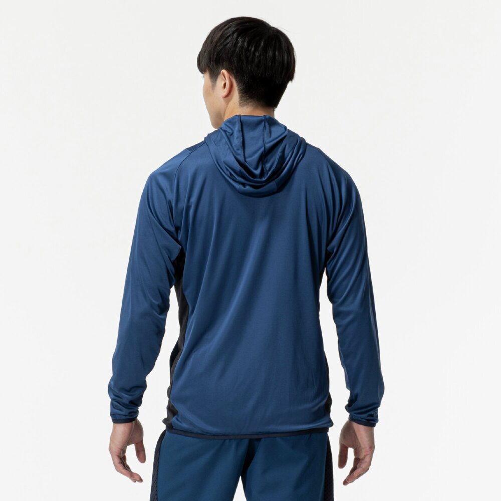 Mizuno 進 Pro 25S 連帽長袖外套 薄型 亮藍