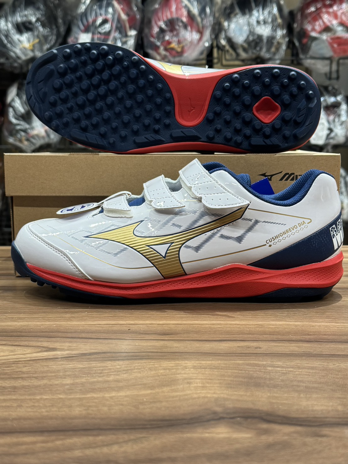 Mizuno Cushion 25S 訓練/教練鞋 藍/白/紅