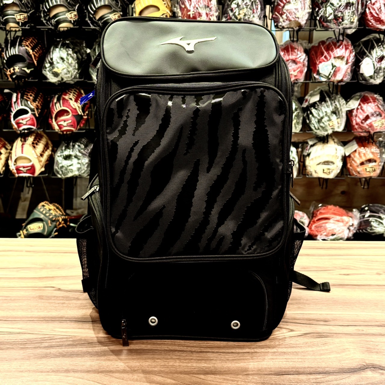 Mizuno 25S 後背裝備袋 黑 40L