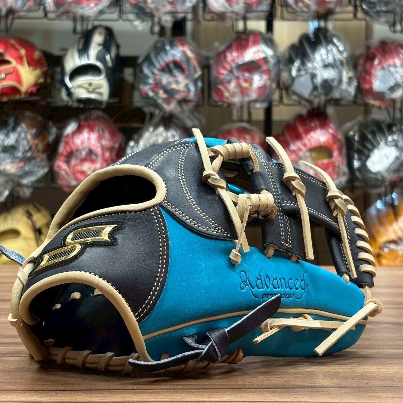 SSK ADV 25 陳聖平 接球手套 工字 S淺藍/深藍 11.75"