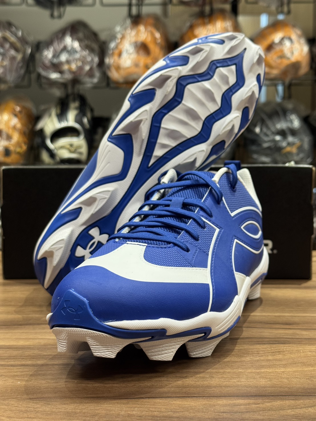 UA Leadoff 26 棒壘膠釘鞋 RM 藍