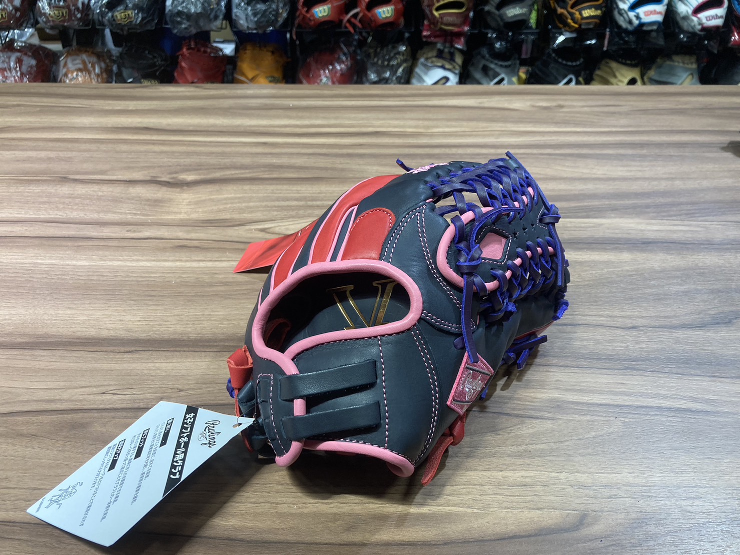 Rawlings Soft HOH 接球手套 GF T網 深藍/紅 11.75"