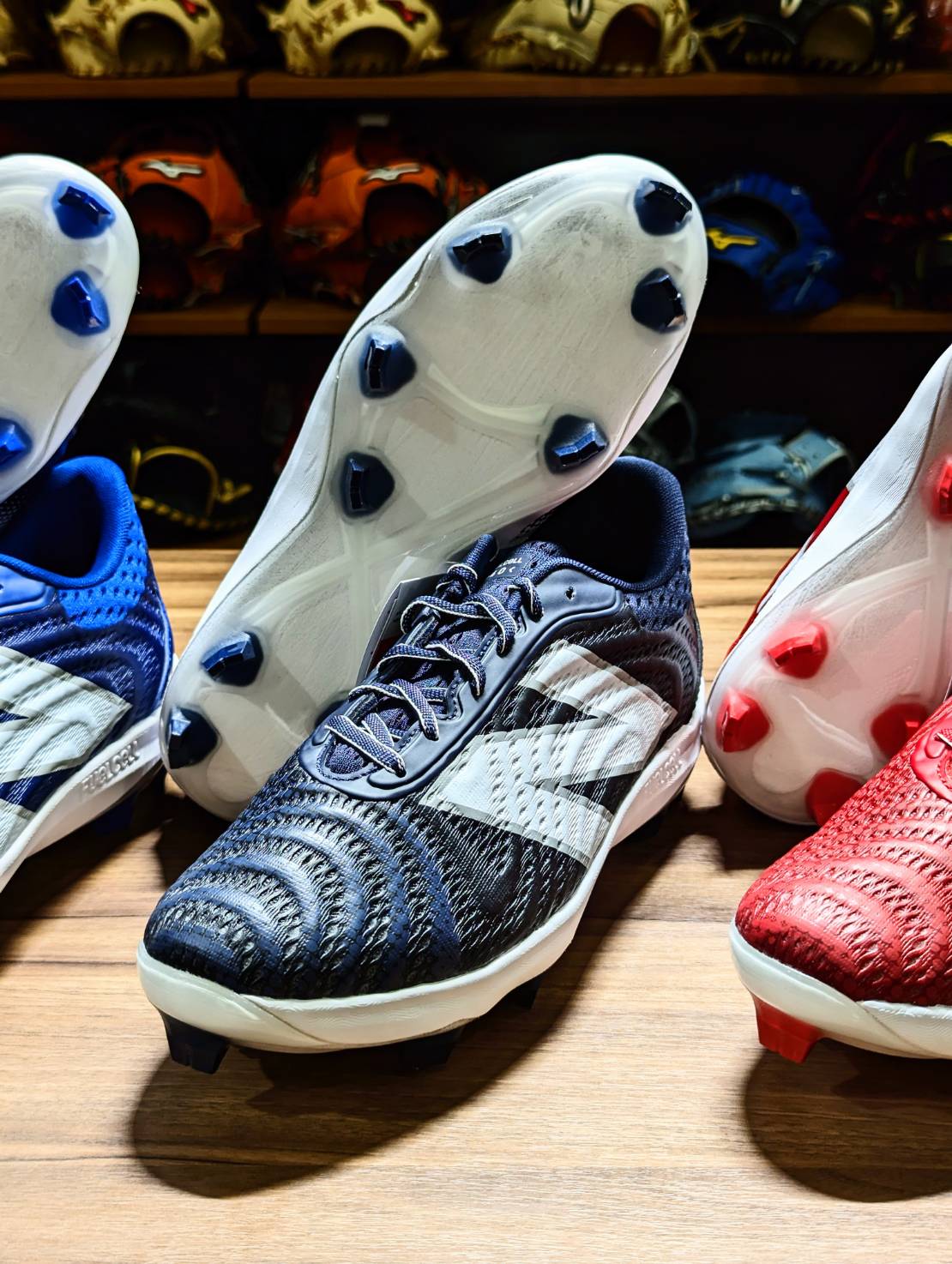 NewBalance 進 4040v7 棒壘膠釘鞋 空 深藍