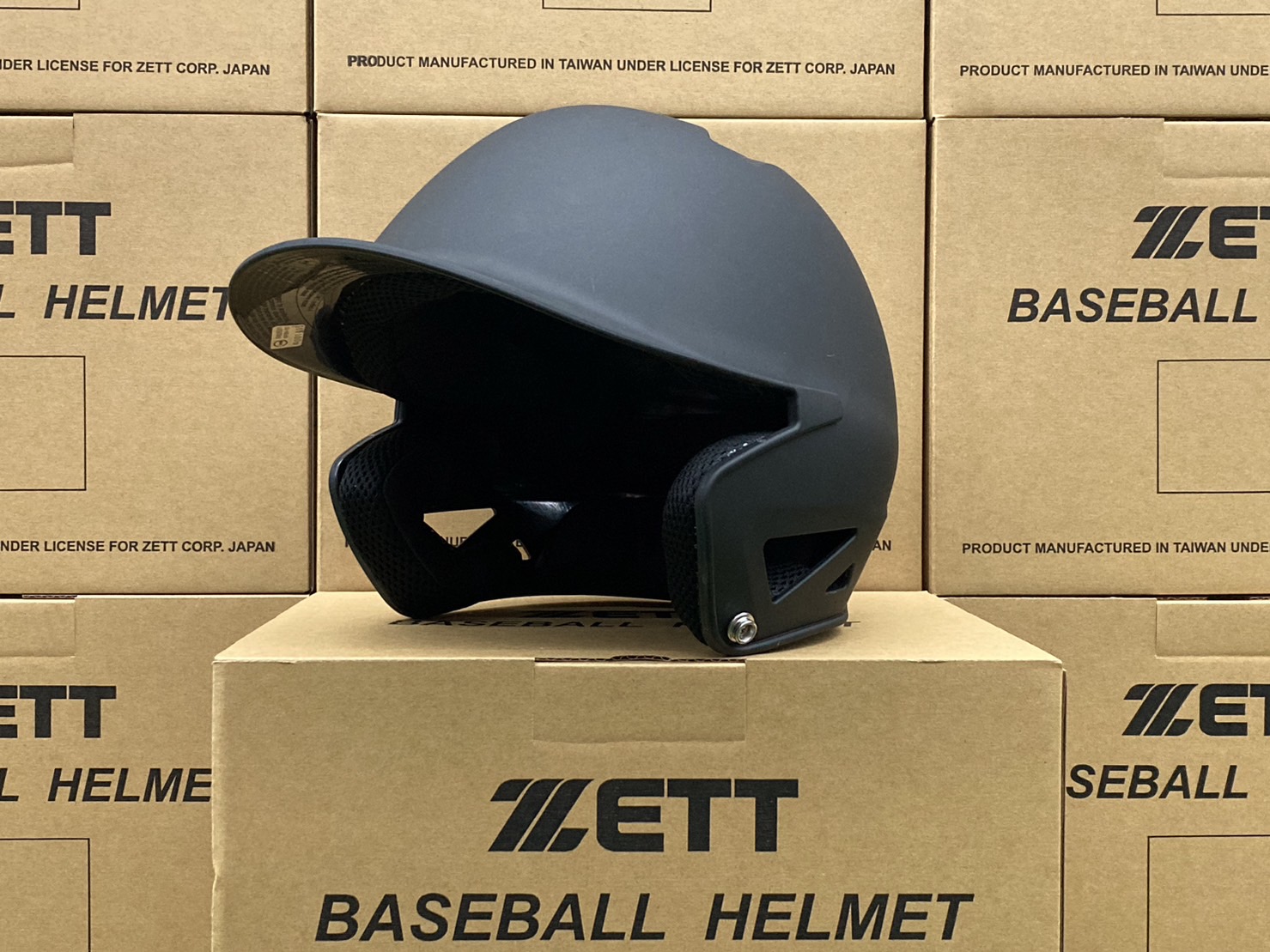 ZETT 雙耳打擊頭盔 霧面款