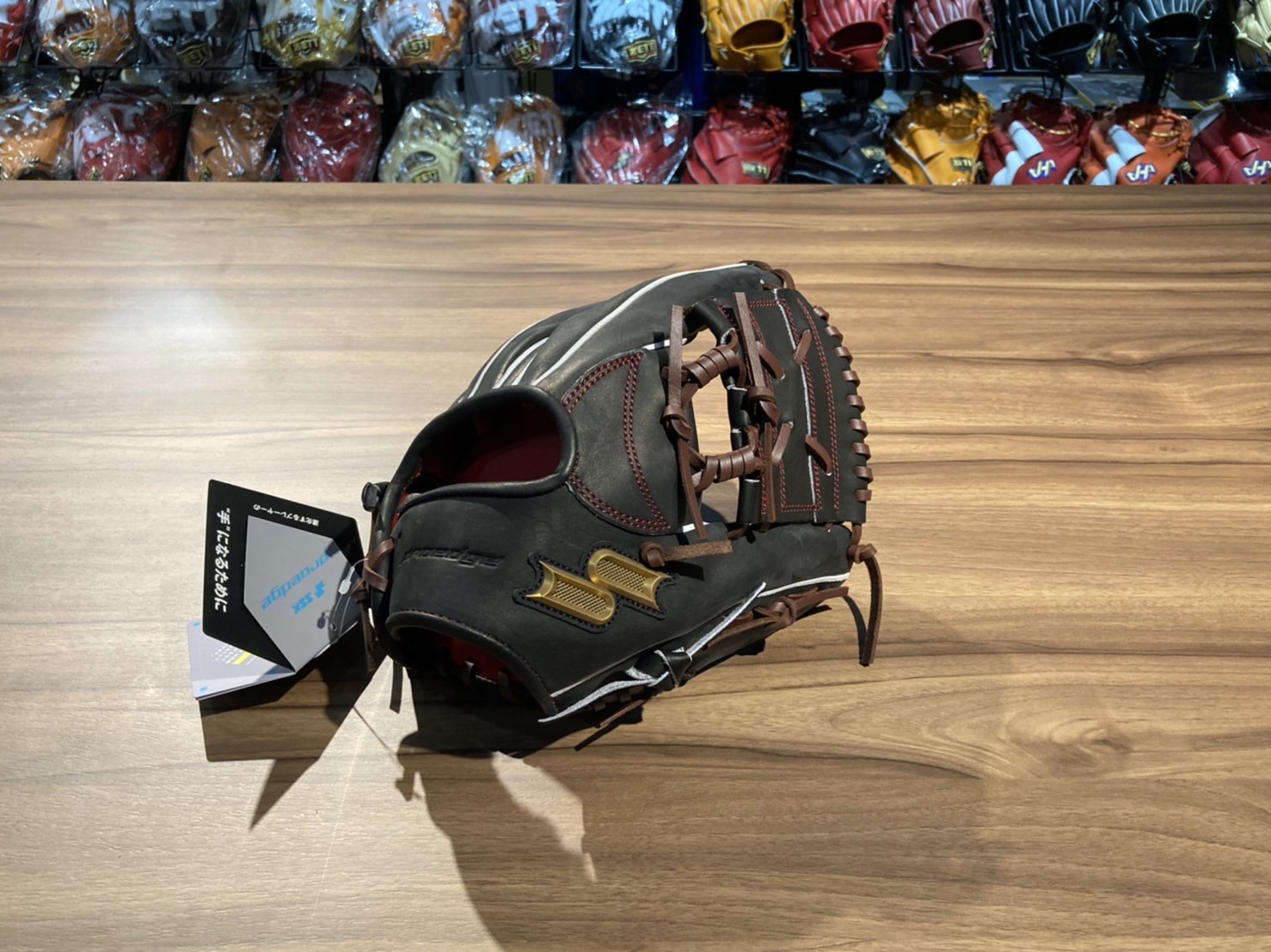 SSK 進 Proedge 接球手套 內野單片 黑/棕 5L