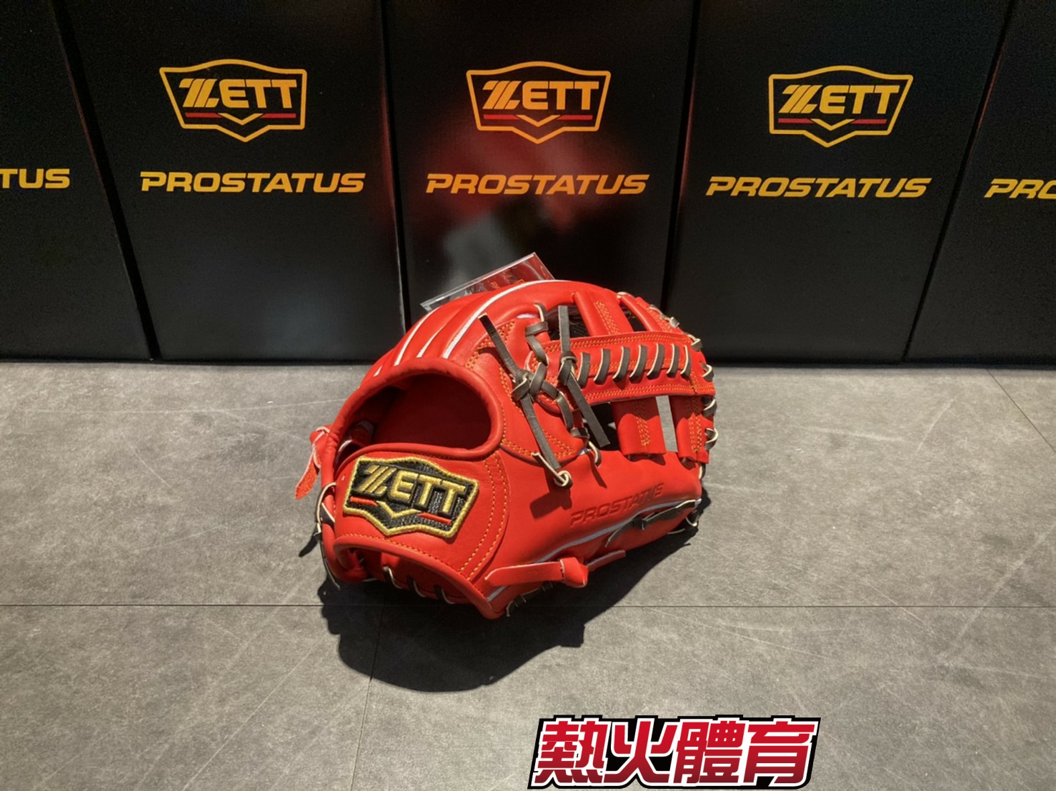 ZETT 進 Prostatus 頂級硬式 接球手套 十字II 紅/棕