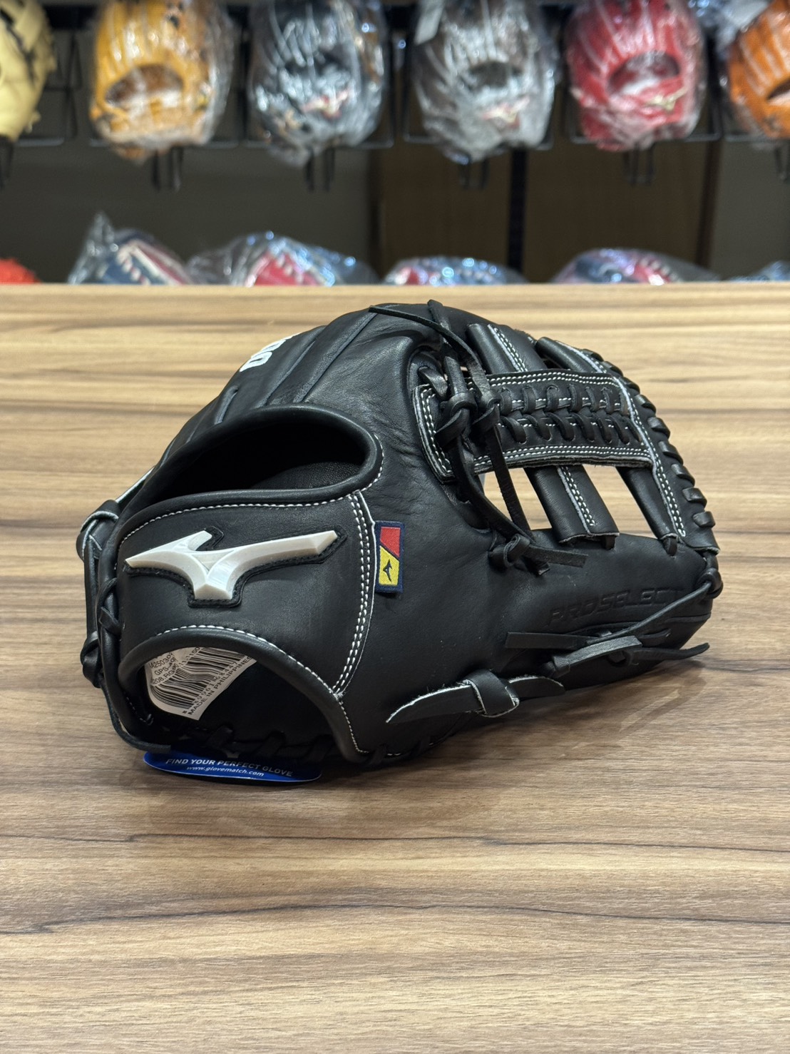 Mizuno Pro Select 接球手套 十字 黑 11.5"