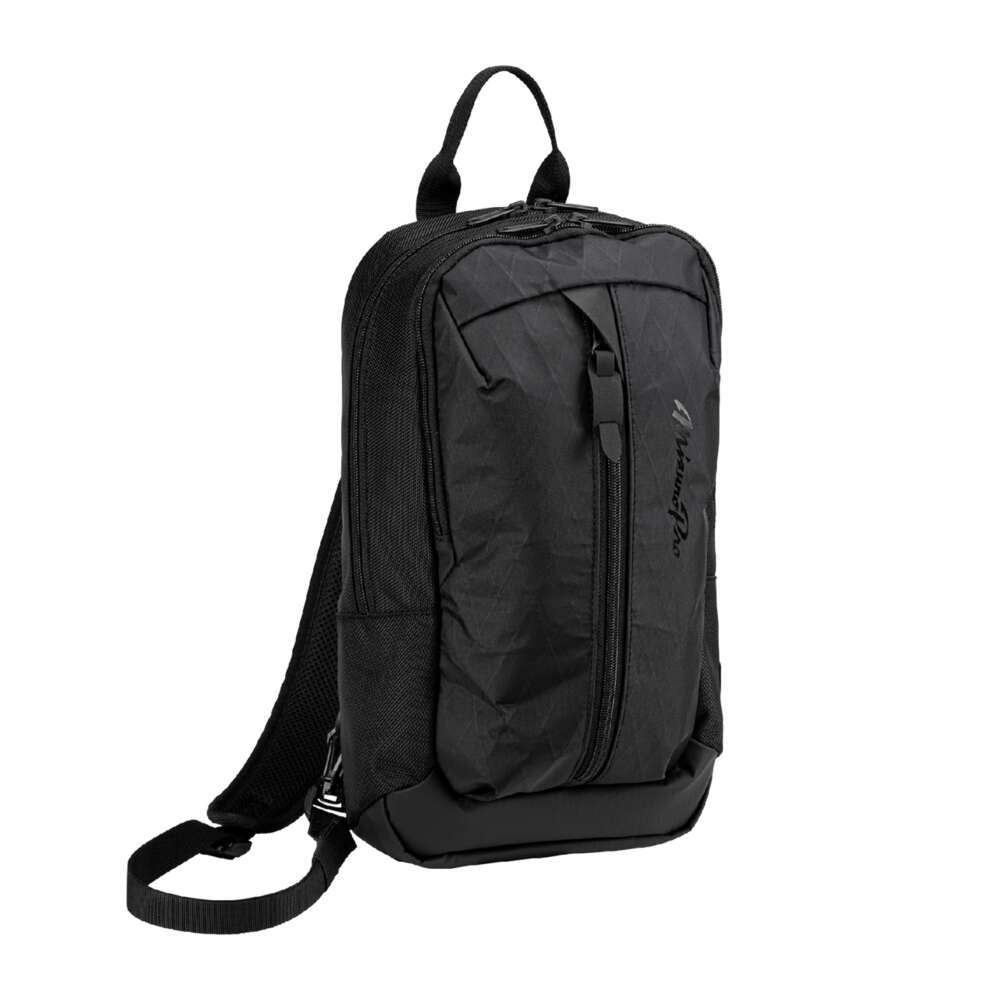 Mizuno 單肩背包 黑 4L
