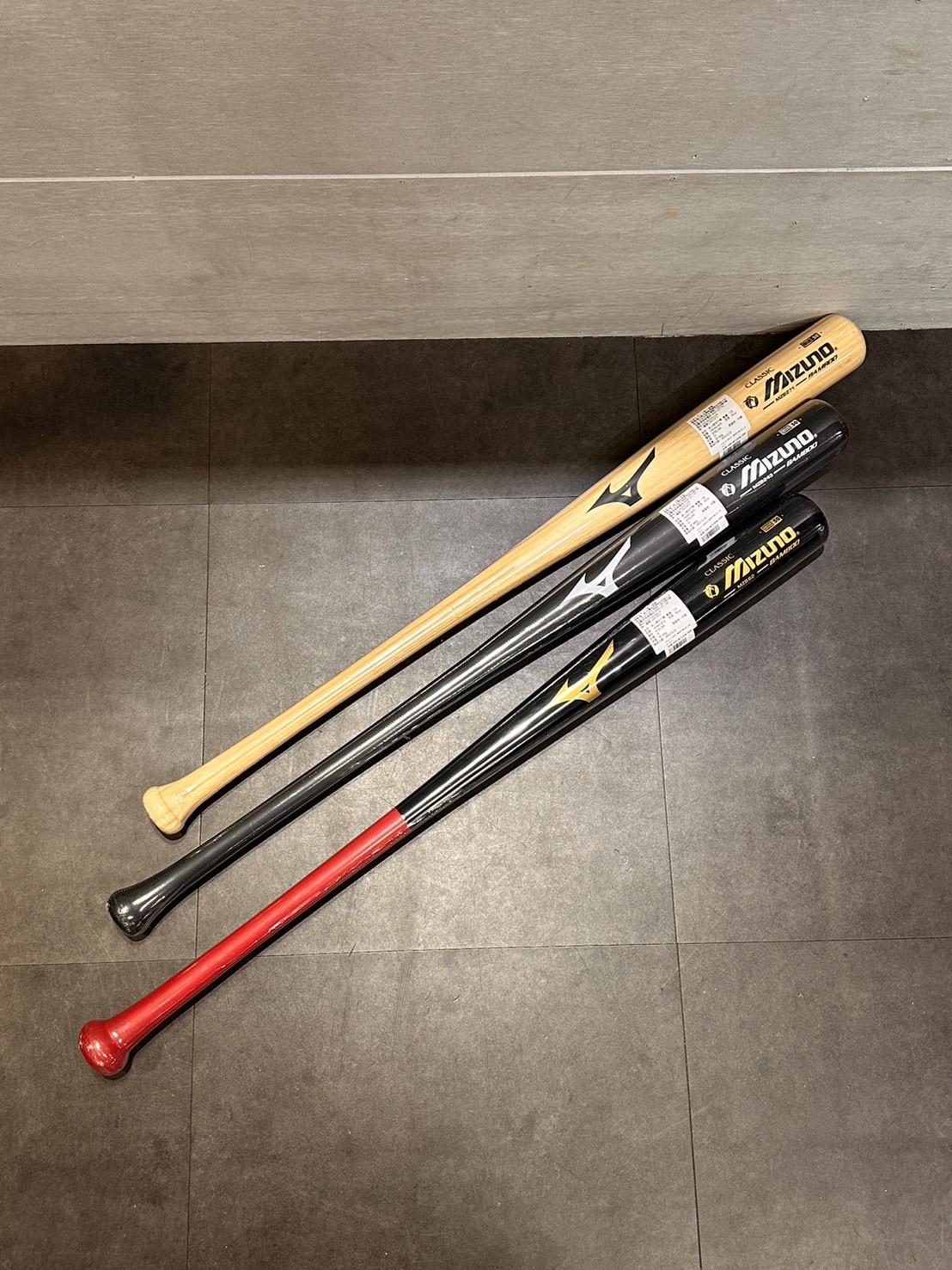 Mizuno MZB243 棒球竹棒 成人硬式 黑