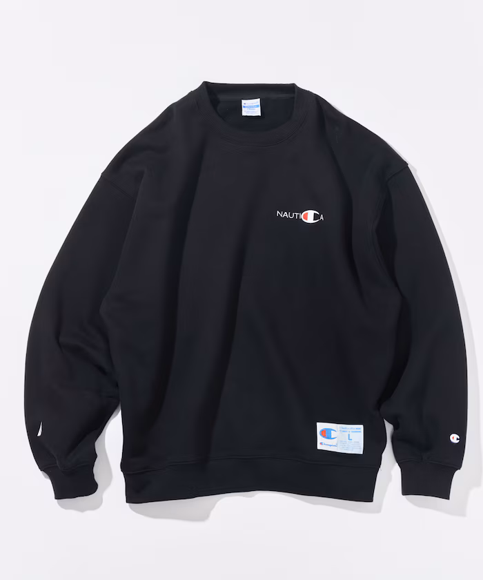 預購｜Champion × NAUTICA Embroidered Sweat Shirt 另一角度