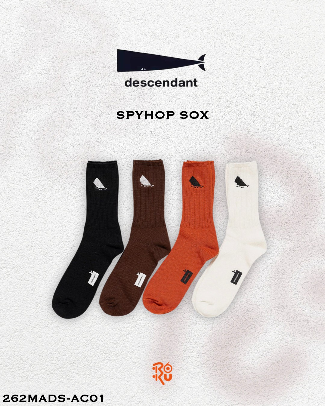 預購｜DESCENDANT 26秋冬 SPYHOP SOX 262MADS-AC01