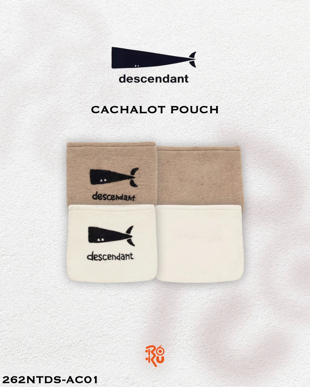 預購｜DESCENDANT 26秋冬 CACHALOT POUCH 262NTDS-AC01