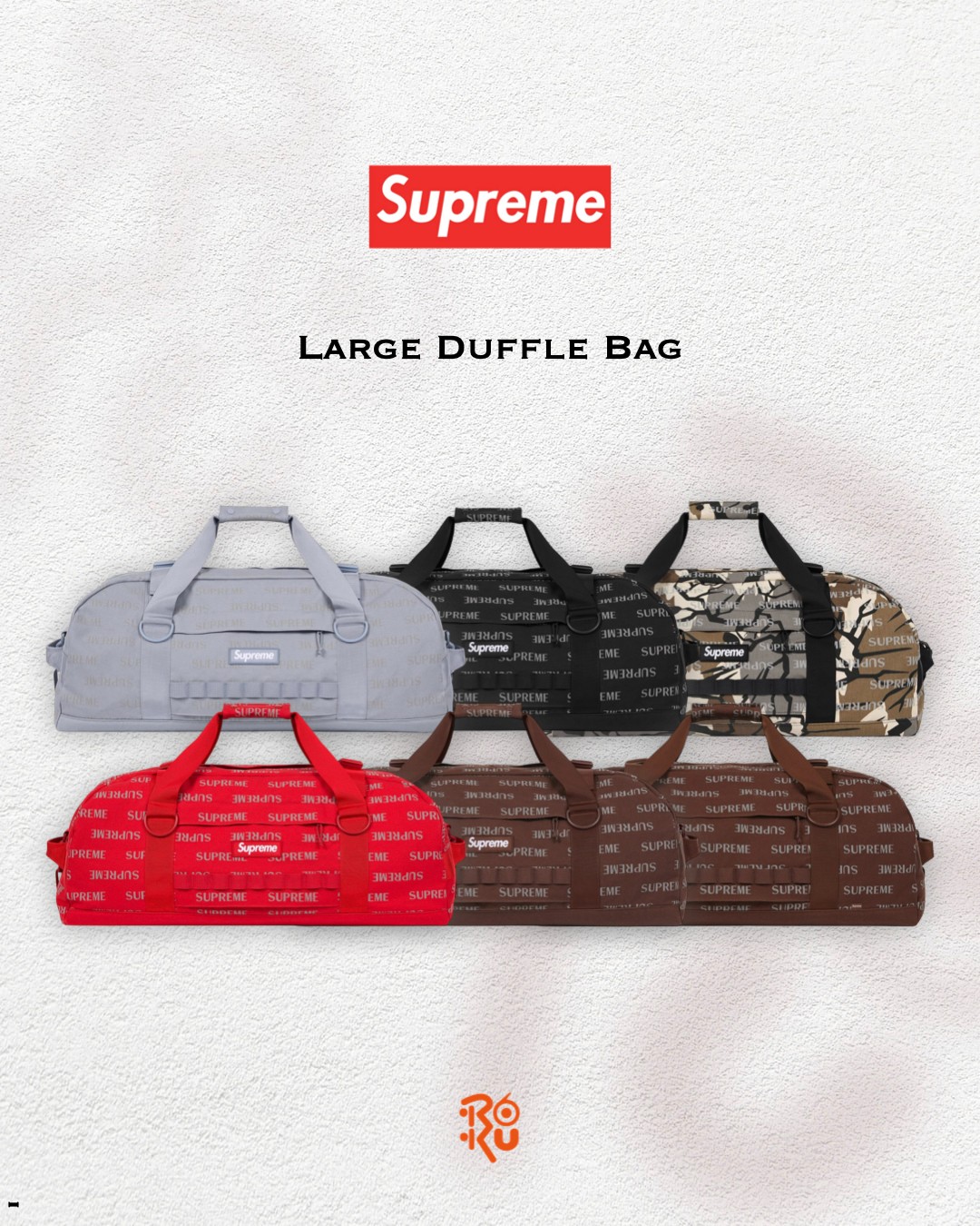 預購｜SUPREME 26秋冬 Large Duffle Bag