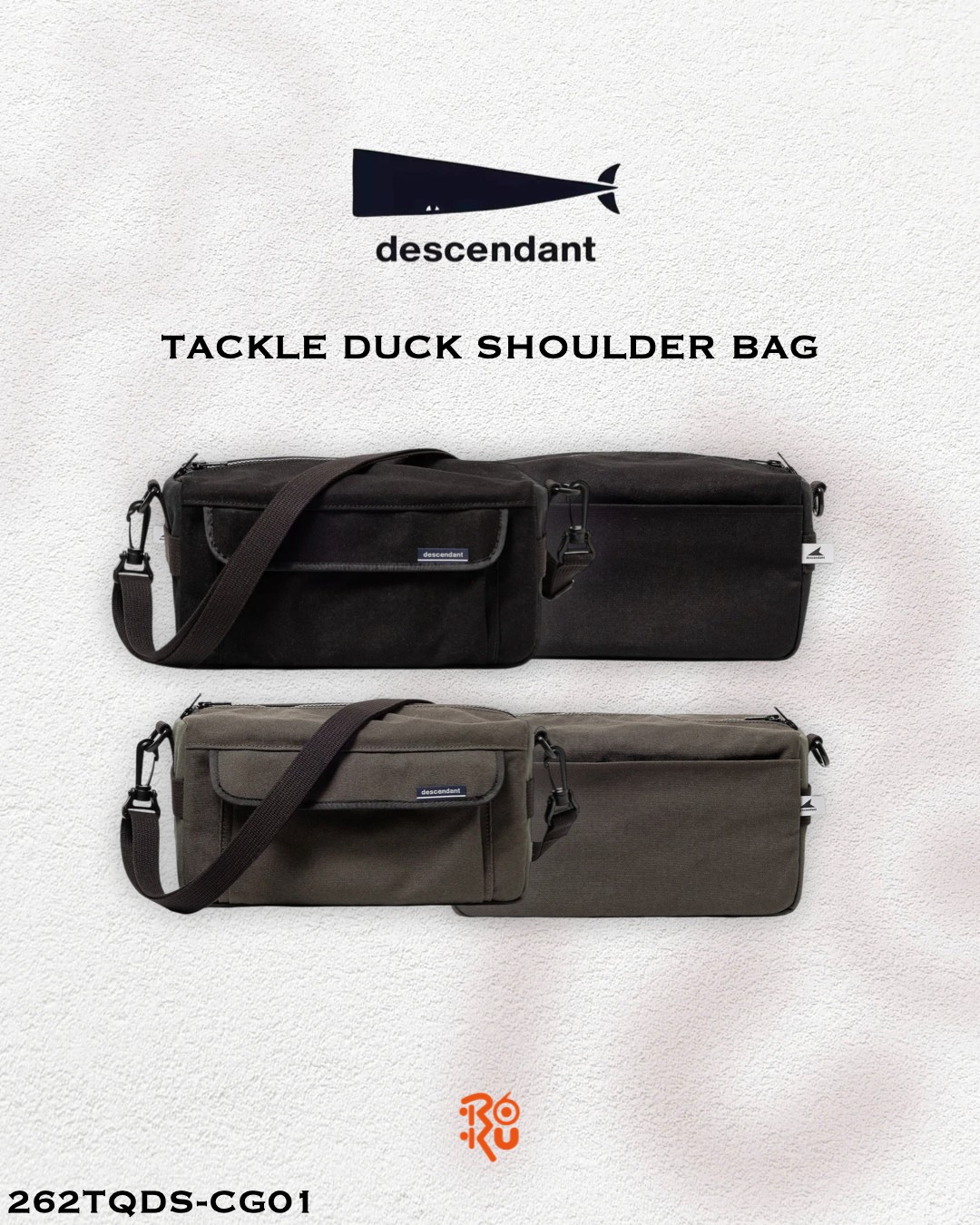 預購｜DESCENDANT 26秋冬 TACKLE DUCK SHOULDER BAG 262TQDS-CG01