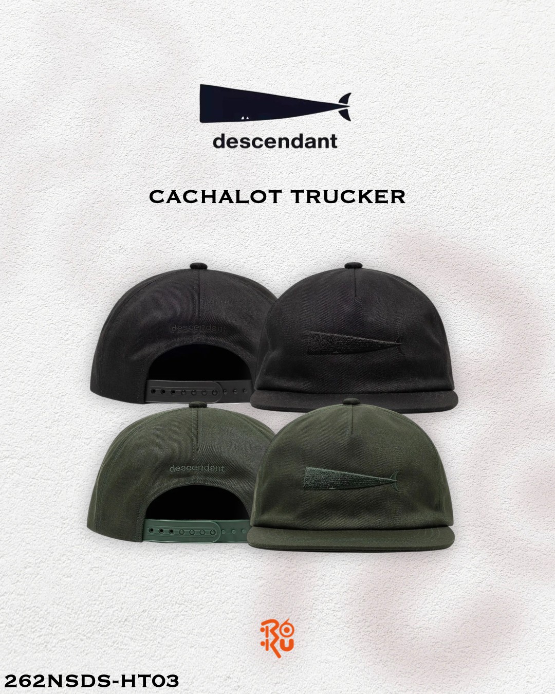 預購｜DESCENDANT 26秋冬 CACHALOT TRUCKER 262NSDS-HT03