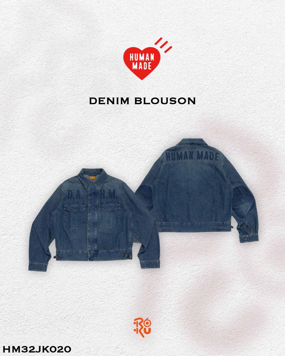 預購｜HUMAN MADE DENIM BLOUSON HM32JK020