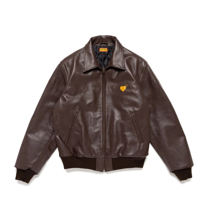 預購｜HUMAN MADE LEATHER JACKET HM32JK032