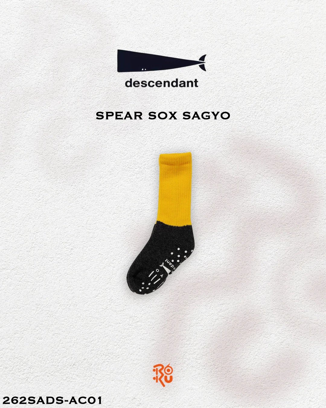 預購｜DESCENDANT 26秋冬 SPEAR SOX SAGYO 262SADS-AC01