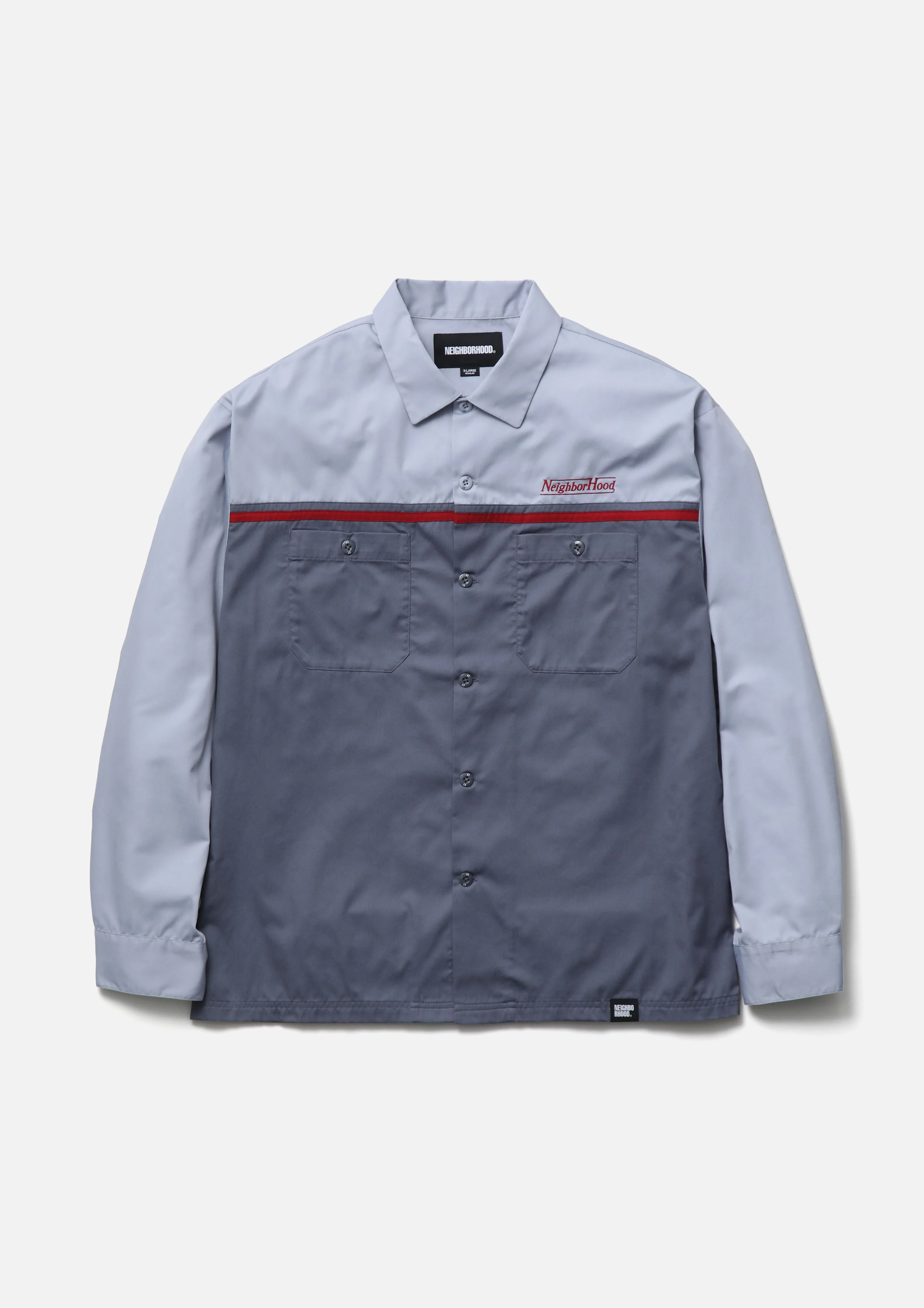 預購｜NEIGHBORHOOD 26秋冬 BICOLOR WORK SHIRT LS 262TSNH-SHM02