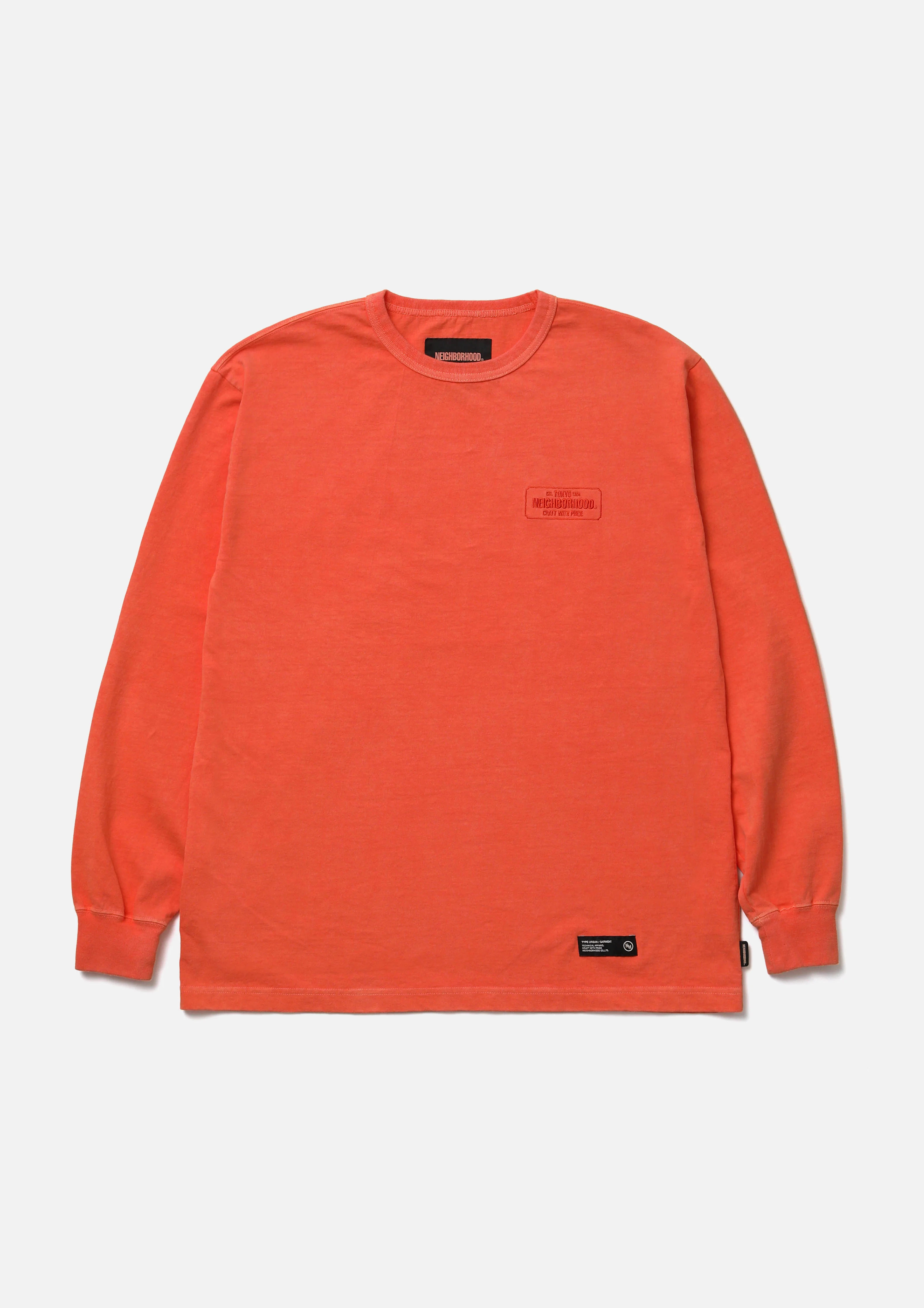 預購｜NEIGHBORHOOD 26秋冬 PIGMENT CREWNECK LS 262FPNH-CSM18